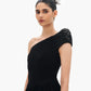 THE CRYSTAL ONE SHOULDER GOWN