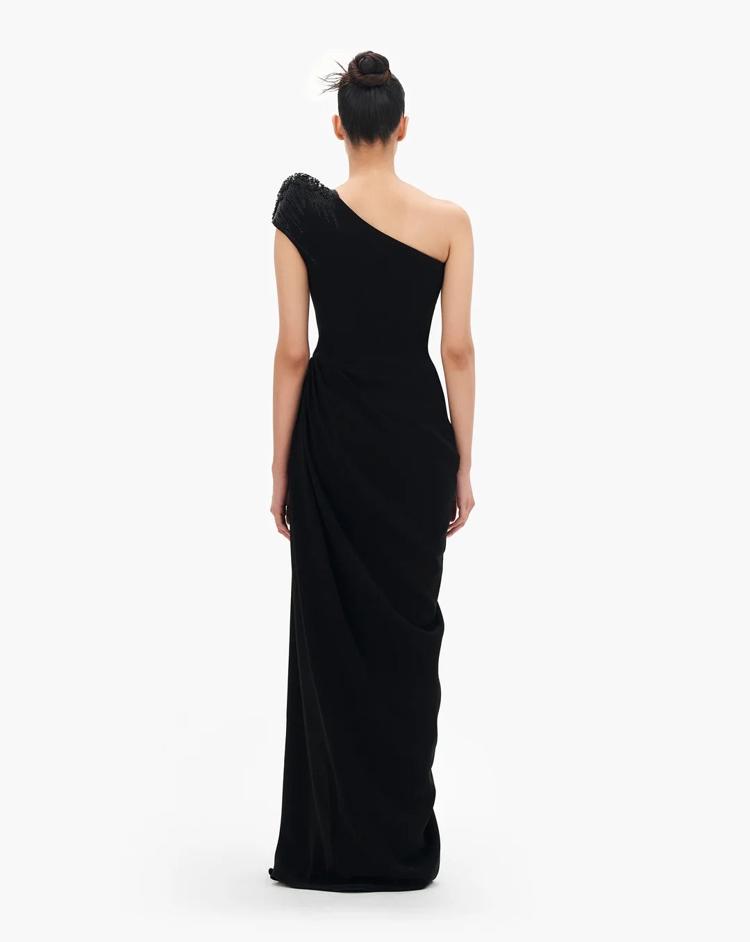 THE CRYSTAL ONE SHOULDER GOWN