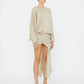 PARACHUTE SILK DRAPE MINI DRESS