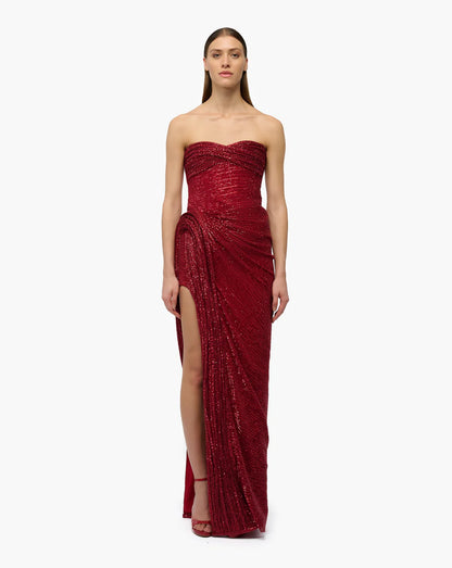 SOLAR SEQUIN GOWN