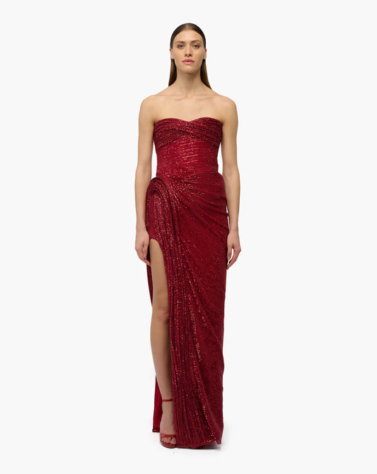 SOLAR SEQUIN GOWN
