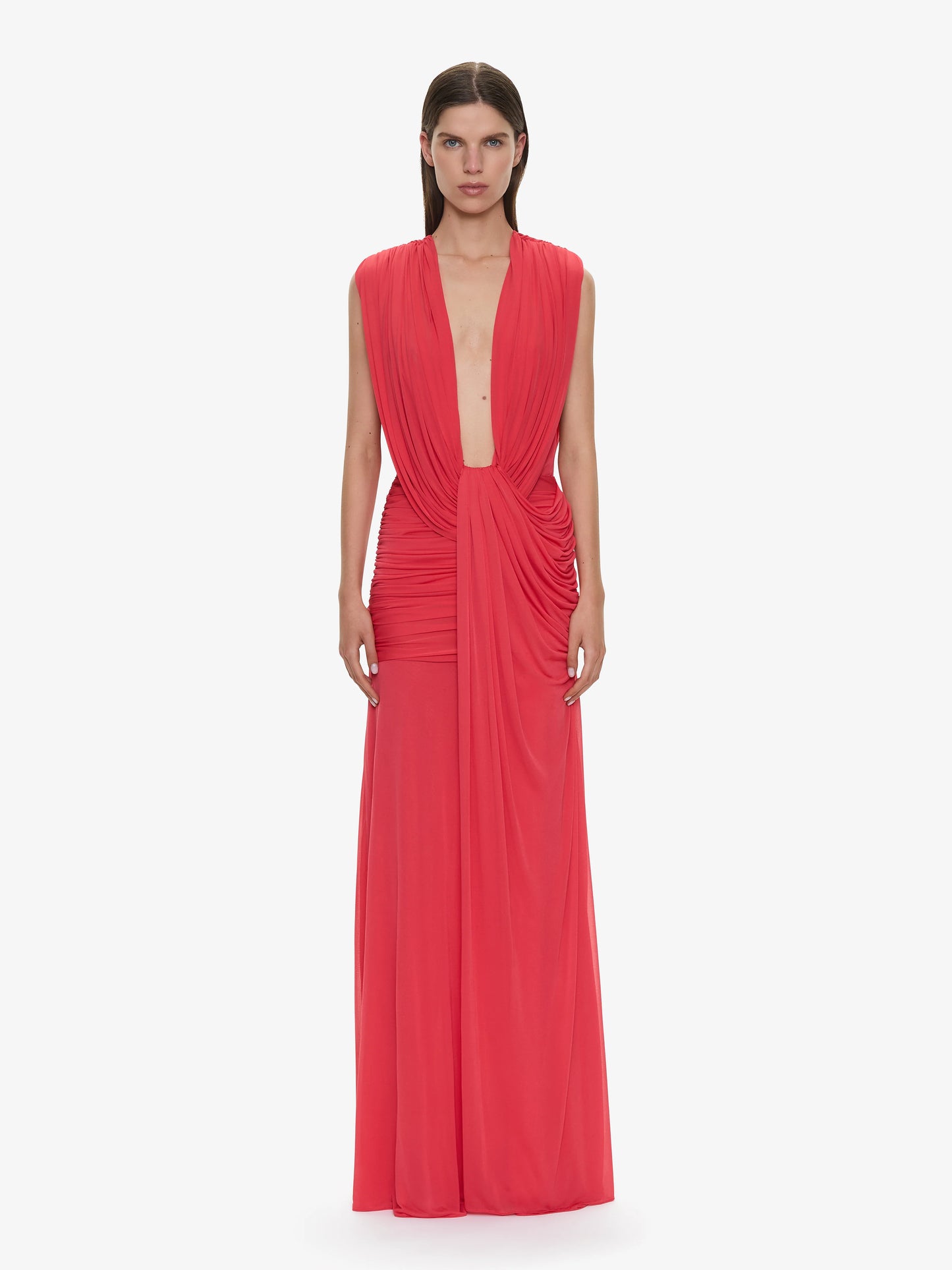 RIPPLE DRAPE GOWN