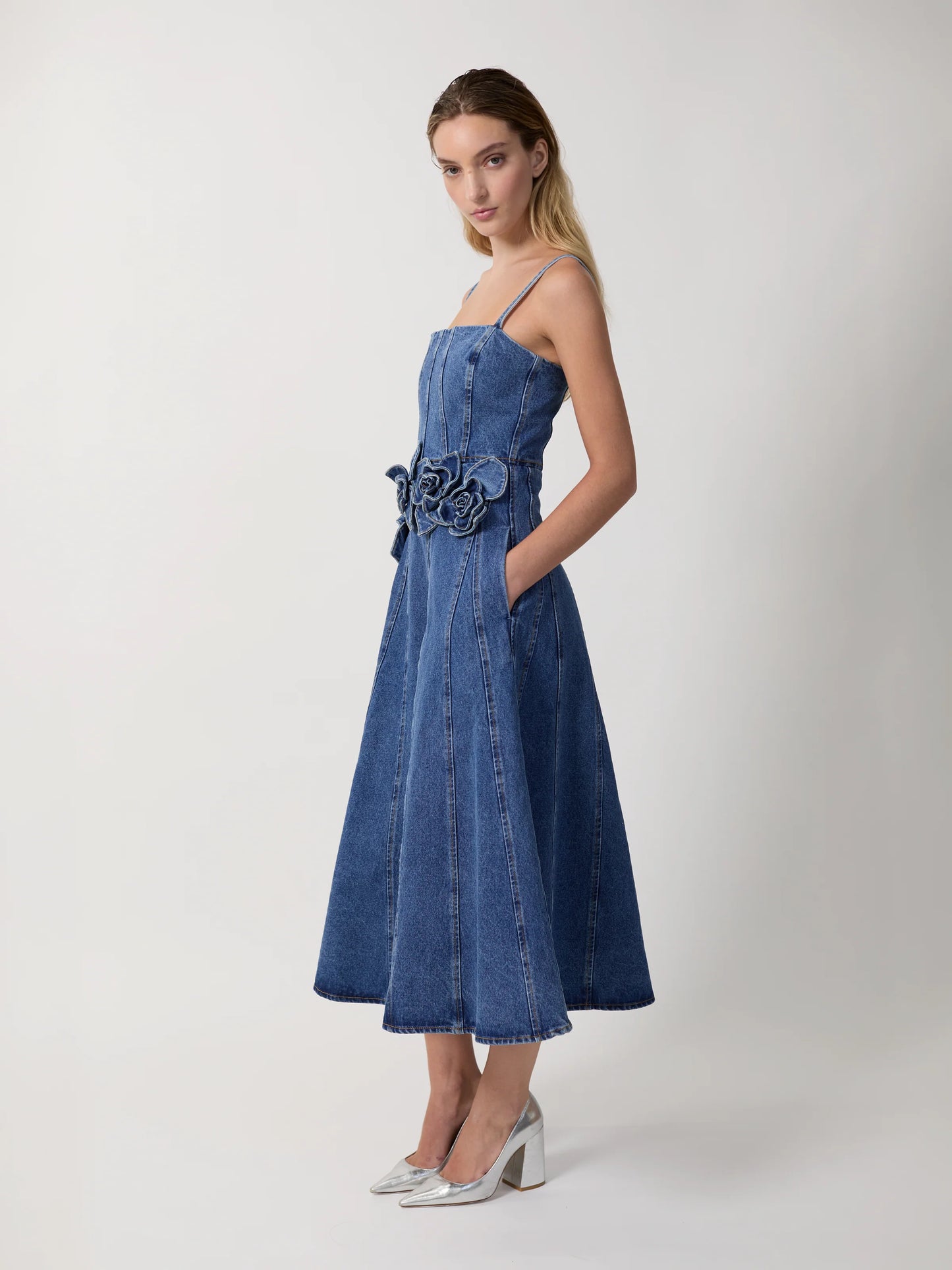 THE ERYN DRESS IN DENIM