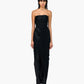 THE TWIST SCULPTED SATIN DRAPE CORSET