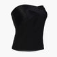 THE TWIST SCULPTED SATIN DRAPE CORSET