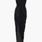 THE TWIST SCULPTED SATIN DRAPE CORSET