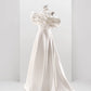 CORSET DRESS WITH MERINGUE FLOUNCES