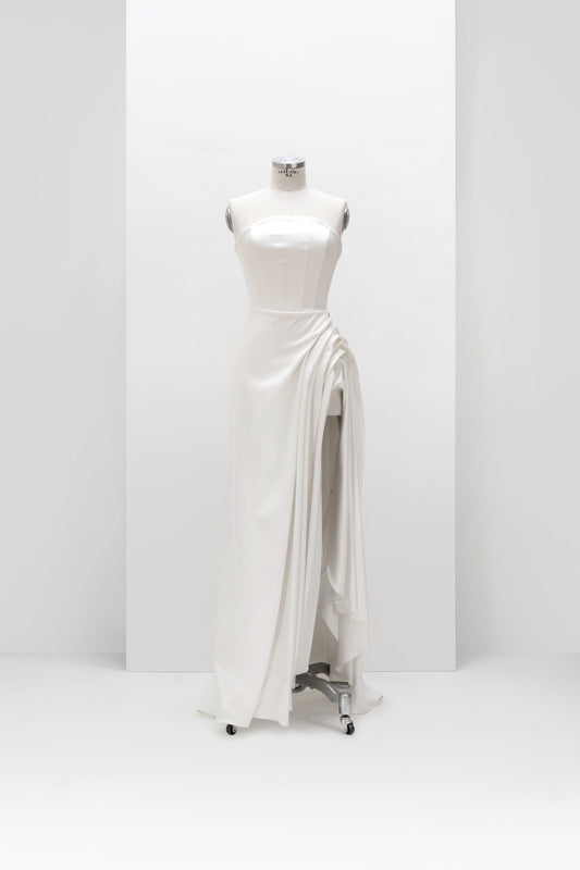 SCULPTURAL CORSET DRESS
