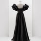 CORSET DRESS WITH MERINGUE FLOUNCES