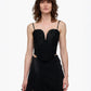 STARLIGHT SCULPTED SLIT SKIRT