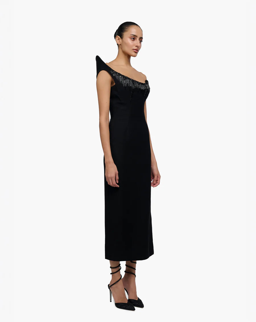 ECLIPSE MIDI DRESS