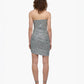 MOONDUST DRAPED MINI DRESS