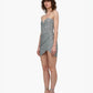 MOONDUST DRAPED MINI DRESS