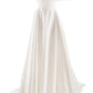 ASYMMETRICAL FLOUNCE FULL SKIRT GOWN