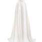 ASYMMETRICAL FLOUNCE FULL SKIRT GOWN