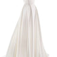 ASYMMETRICAL FLOUNCE FULL SKIRT GOWN