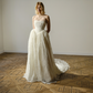 Agness Pale in off white