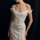 Fleur Antique dress in off white