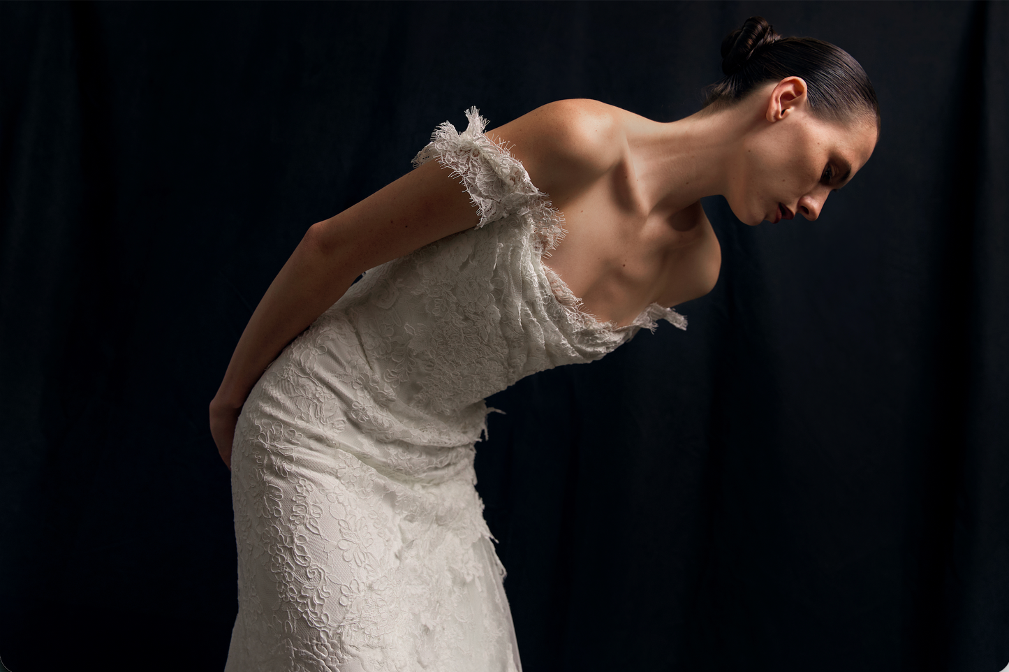 Fleur Antique dress in off white