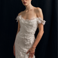 Fleur Antique dress in off white