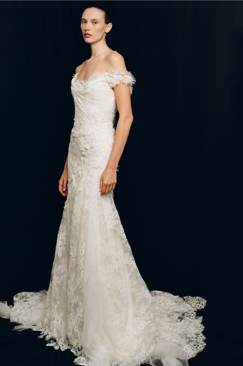 Fleur Antique dress in off white