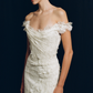 Fleur Antique dress in off white