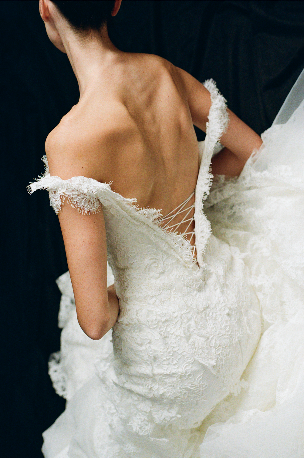 Fleur Antique dress in off white