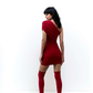 THE NYX SEQUIN SCULPTED DRESS