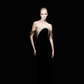 HALO DRAPE COLUMN GOWN