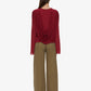 RIPPLE DRAPE LONG SLEEVE TOP