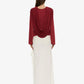 RIPPLE DRAPE LONG SLEEVE TOP