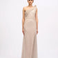 LUNARIS GLISTEN DRAPE GOWN