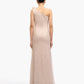 LUNARIS GLISTEN DRAPE GOWN