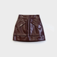 THE CHERRY SKIRT IN BURGUNDY