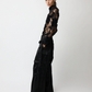 THE FREJA TOP IN BLACK LACE