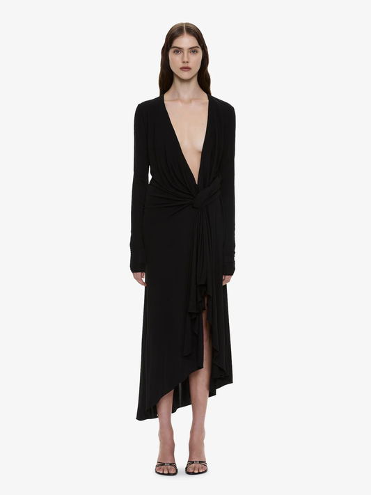 SPIRE CASCADE LONG SLEEVE DRESS