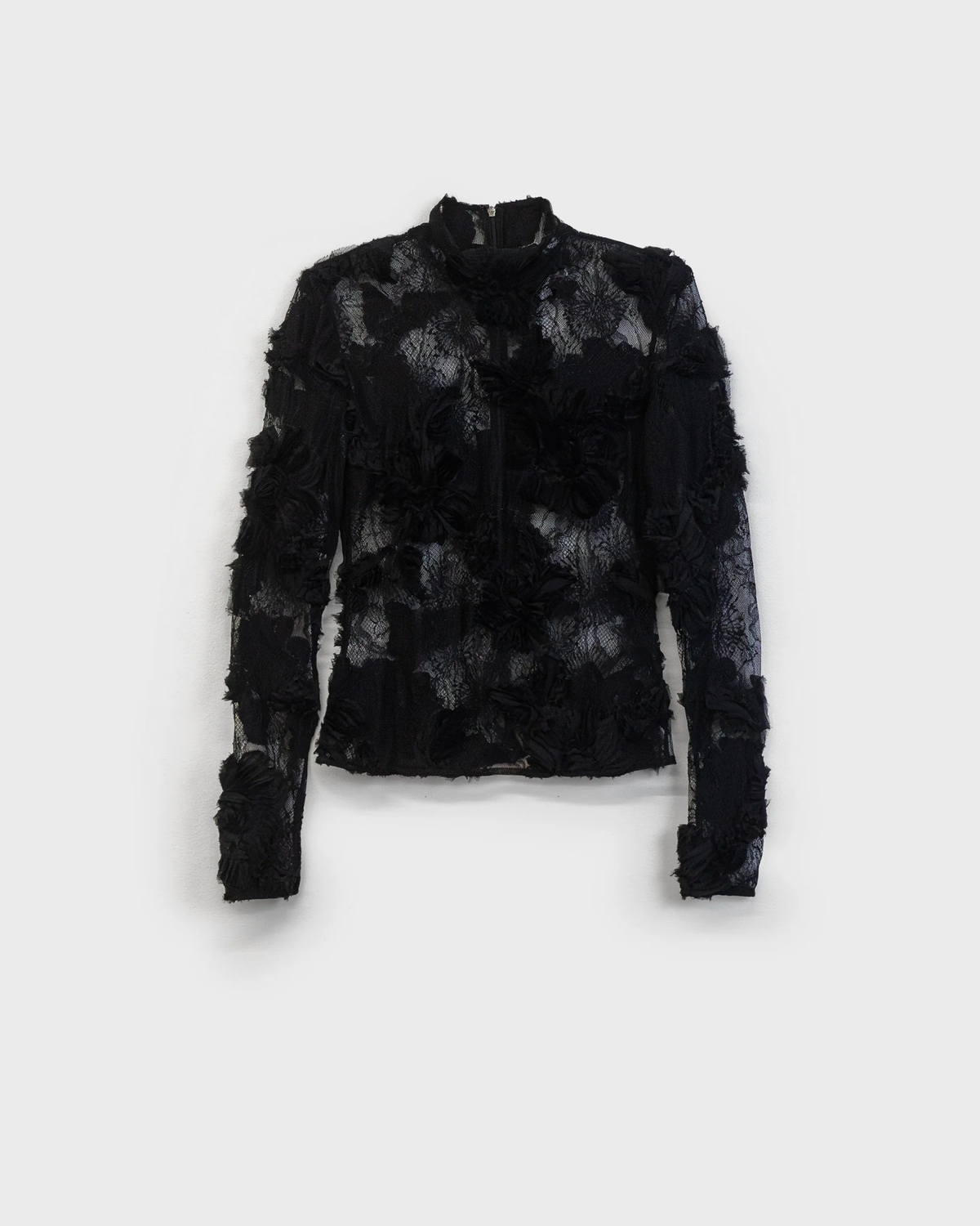 THE FREJA TOP IN BLACK LACE