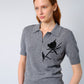 THE AILEY POLO IN GREY CASHMERE WOOL
