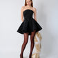 THE LEFA DRESS IN BLACK DENIM
