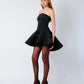 THE LEFA DRESS IN BLACK DENIM