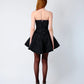 THE LEFA DRESS IN BLACK DENIM