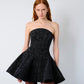 THE LEFA DRESS IN BLACK DENIM