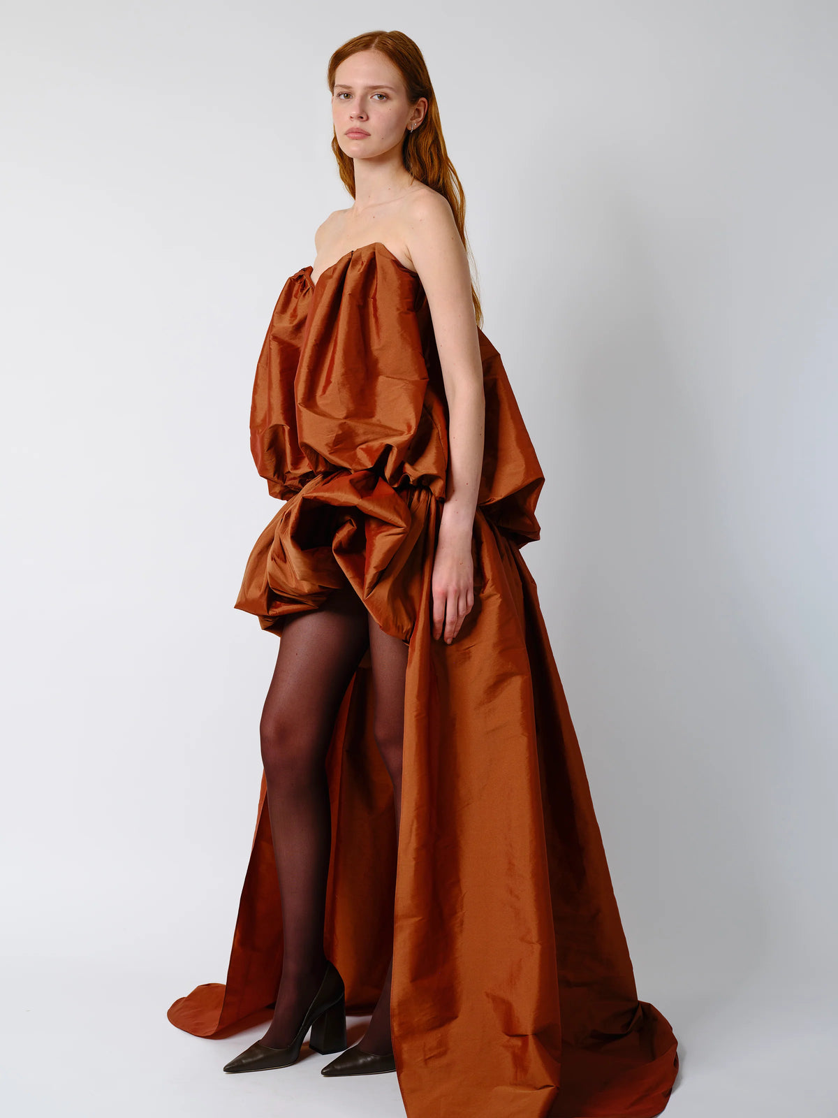 THE ARLENE GOWN IN TERRACOTTA