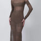 THE JOSEPHINE GOWN IN ULTRA FINE POINTELLE KNIT