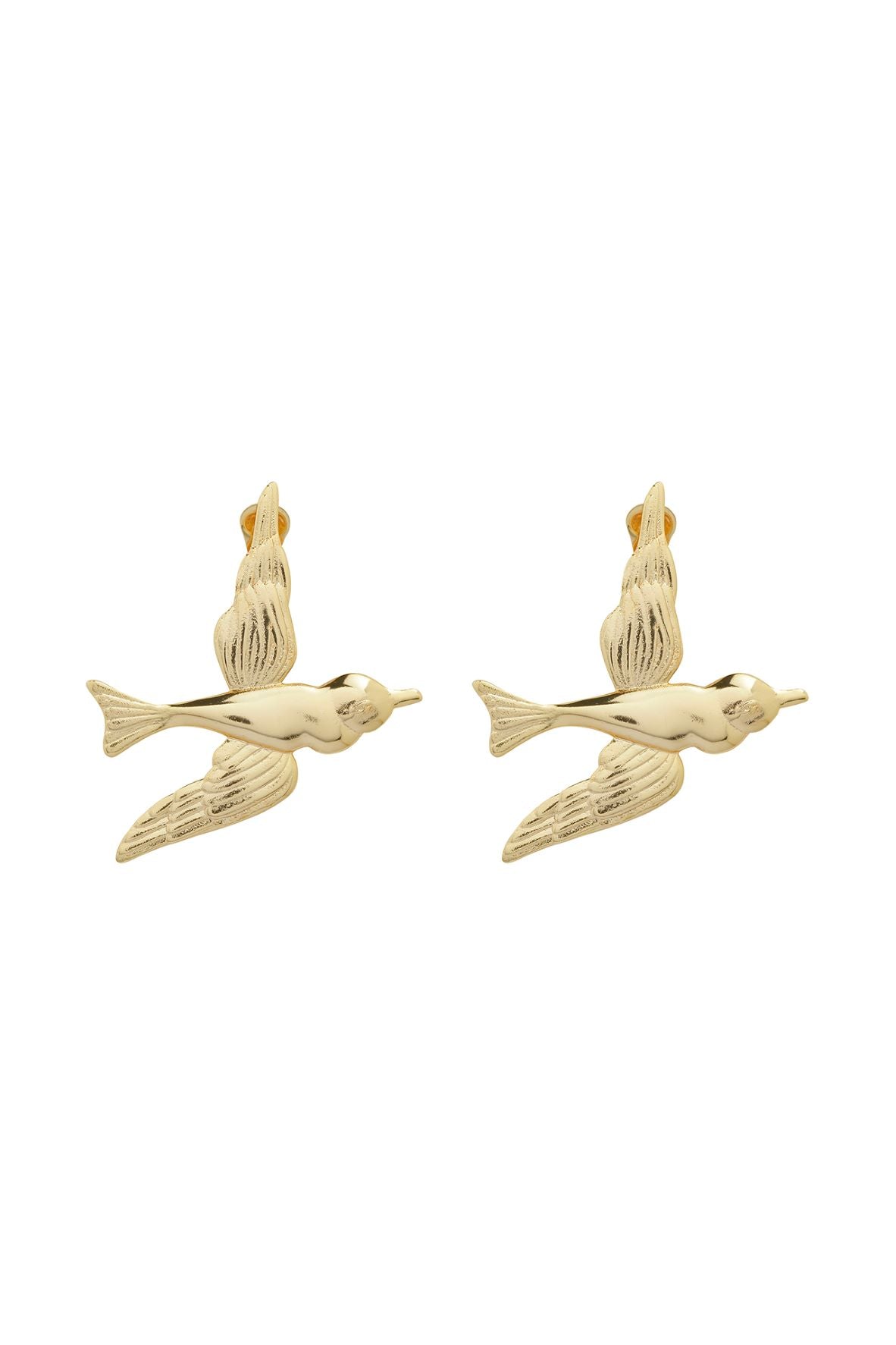 GOLD BIRD EARRINGS