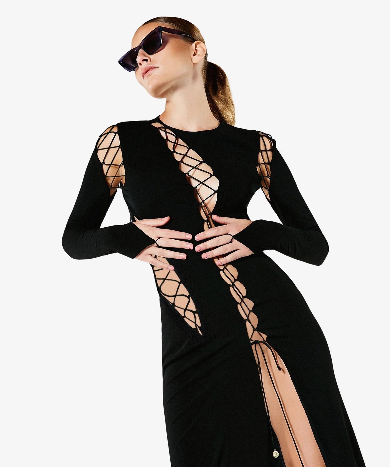 VIVI BLACK EVENING GOWN