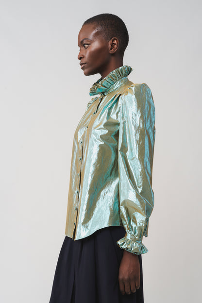ROSANNA - DOUBLE COLLAR BLOUSE